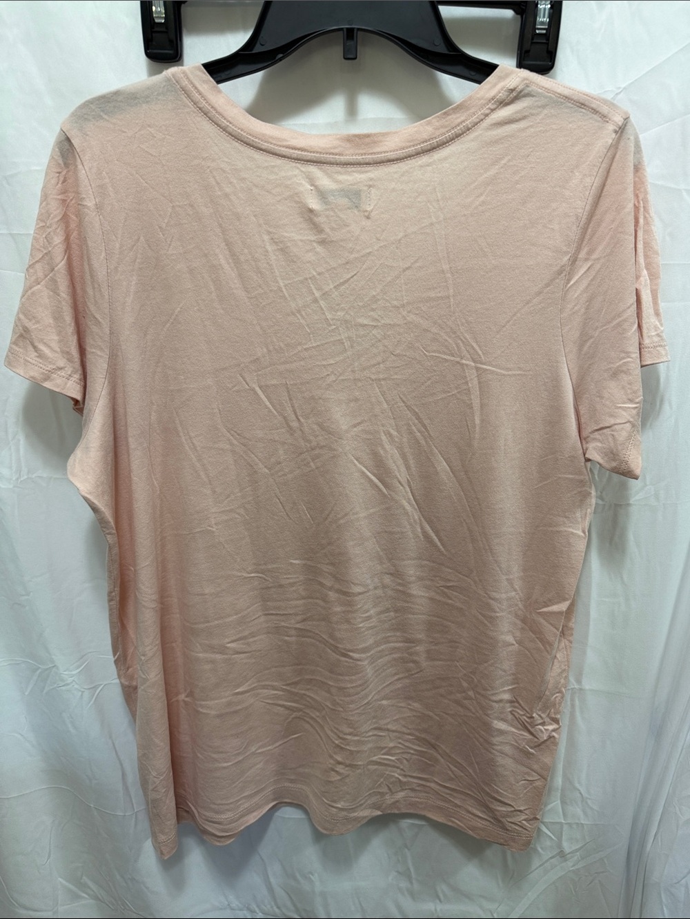 Nordstrom Short Sleeve V-Neck Tee in Blush - Picture 4 of 4
